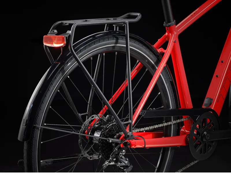 Trek Fx+ 2 Electric Hybrid Bike in Viper Red-3